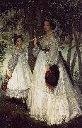 Two Sisters James Jacques Joseph Tissot